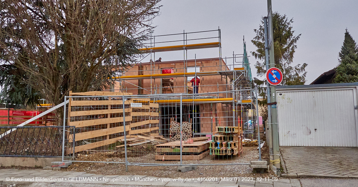 01.03.2023 - Baustelle an der Niederalmstraße 16